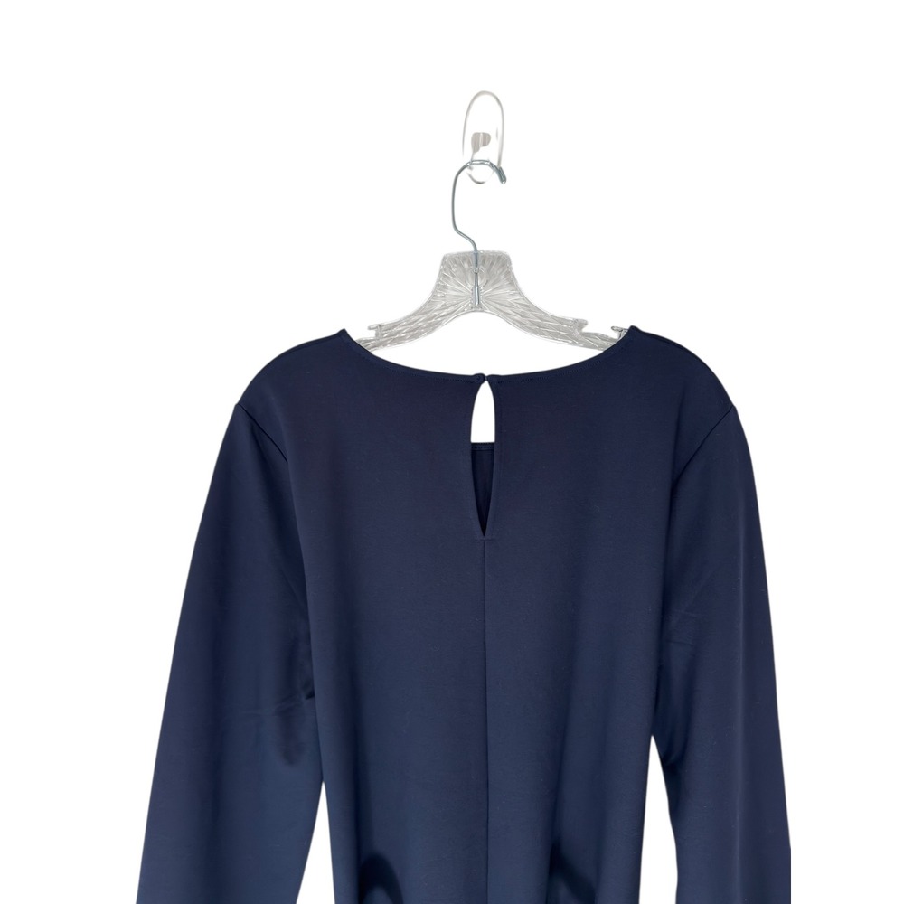 Boden Violet Ponte Jersey Shift Dress Blue Long‎ Sleeve Work Office Size 16/18 - Picture 7 of 12